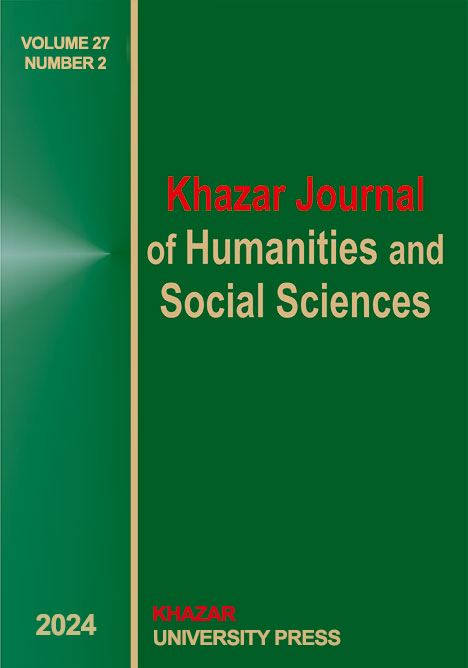 					View Vol. 27 No. 2 (2024): Khazar Journal of Humanities and Social Sciences
				